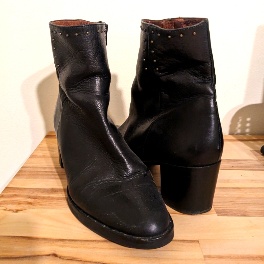 Genuine Leather Booties Heals - AUTHENTIC Made in Spain